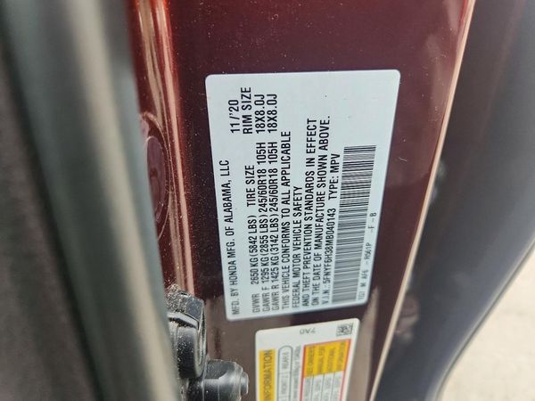 2021 HONDA PILOT