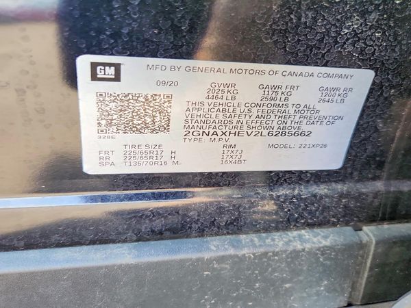 2020 CHEVROLET EQUINOX LS