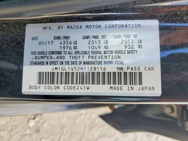 2017 MAZDA 6
