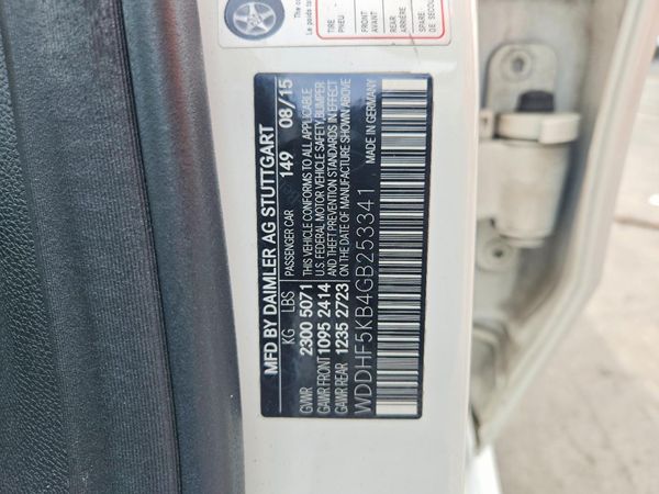 2016 MERCEDES-BENZ E E350