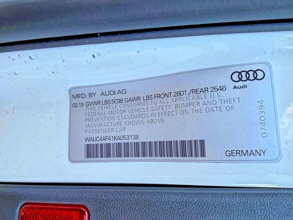2019 AUDI S4