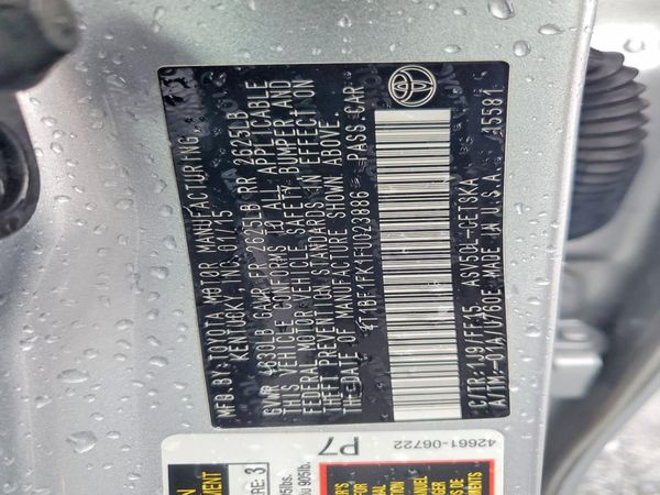 2015 TOYOTA CAMRY