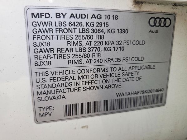 2019 AUDI Q7