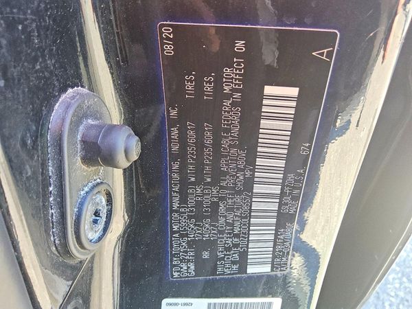 2020 TOYOTA SIENNA D grade — VINS