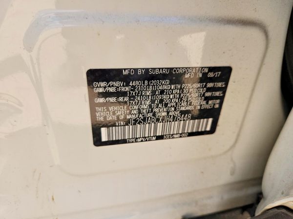 2018 SUBARU FORESTER Base P