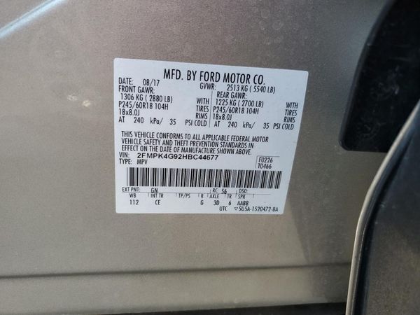 2017 FORD EDGE