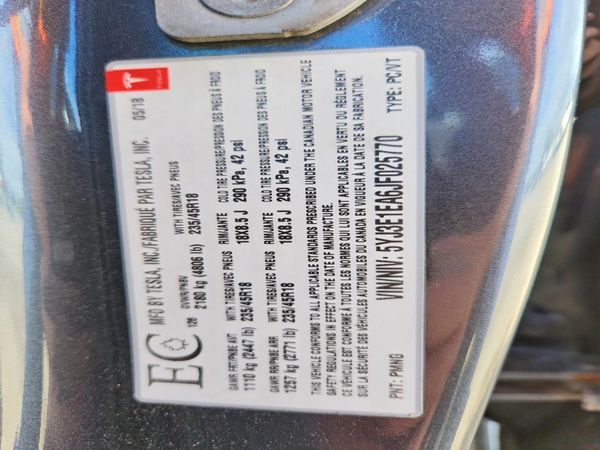 2018 TESLA MODEL 3