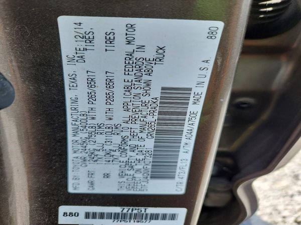 2015 TOYOTA TACOMA Delux Grade