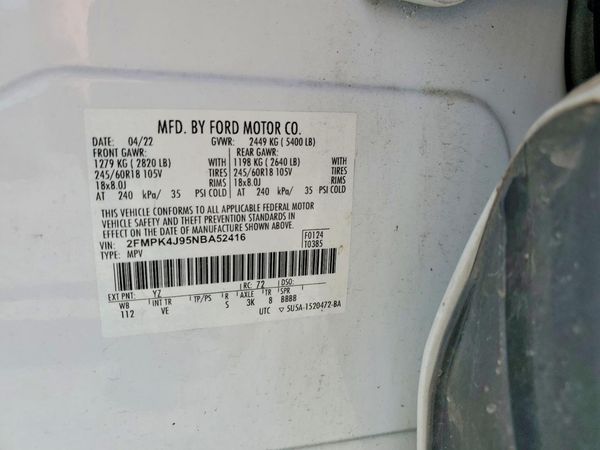 2022 FORD EDGE SEL