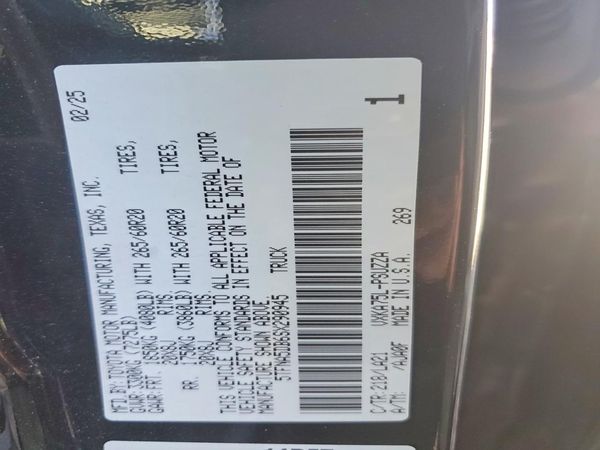 2025 TOYOTA TUNDRA Platinum — VINS