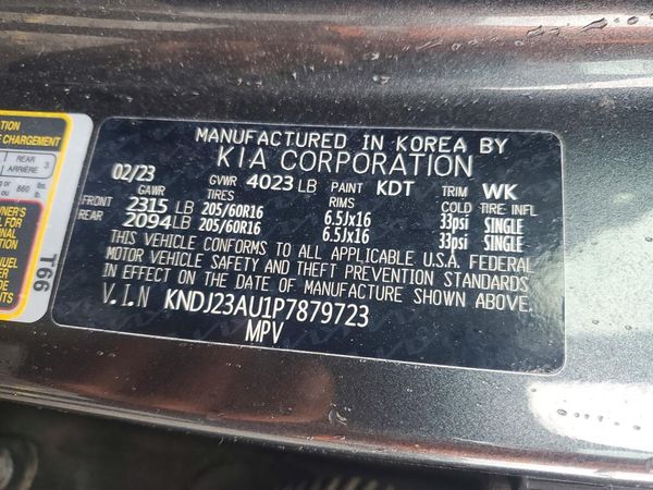 2023 KIA SOUL LX, S — VINS