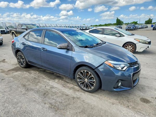 2015 TOYOTA COROLLA L/LE — Passenger 3/4