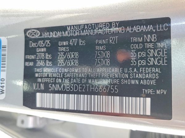 2026 HYUNDAI TUCSON SEL, SEL Plus