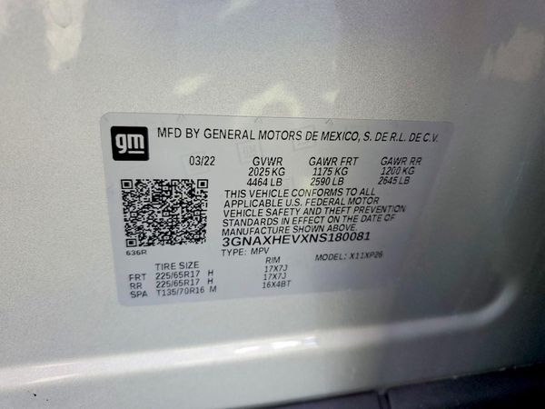 2022 CHEVROLET EQUINOX LS