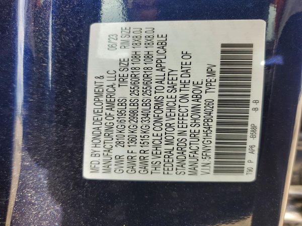 2023 HONDA PILOT
