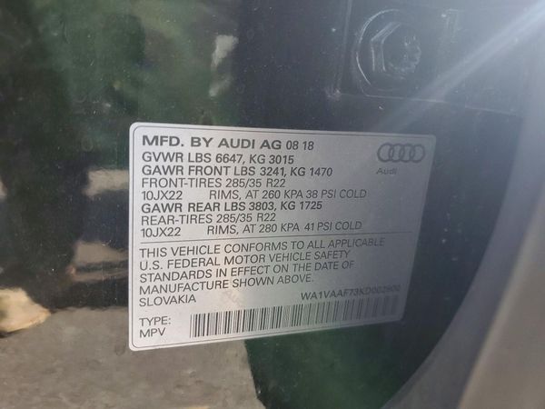 2019 AUDI Q7 quattro Prestige