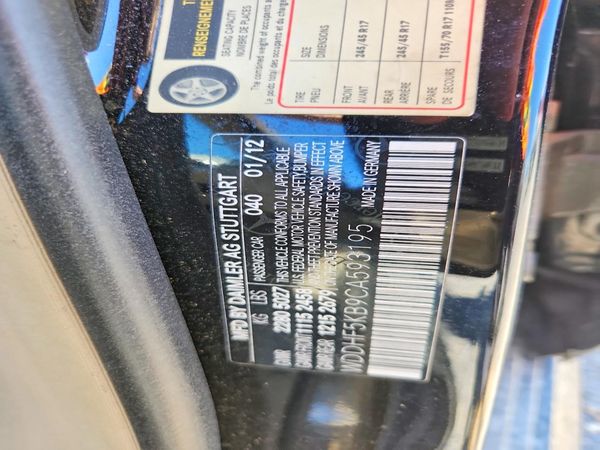 2012 MERCEDES-BENZ E E350