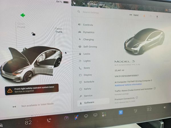2021 TESLA MODEL 3 — ODOM