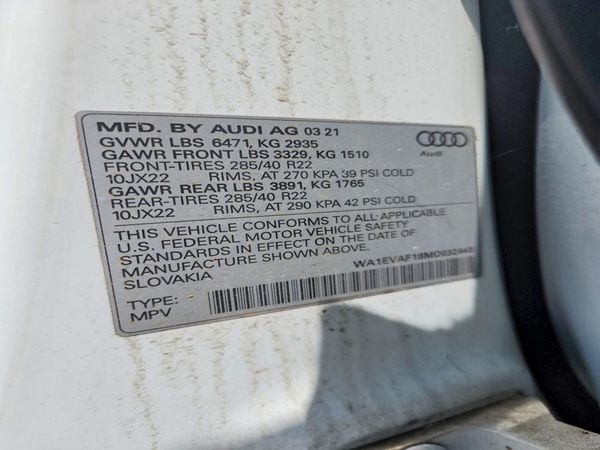 2021 AUDI Q8