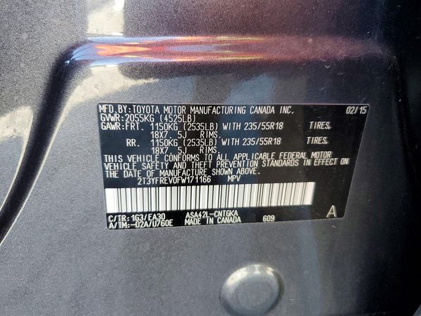 2015 TOYOTA RAV4