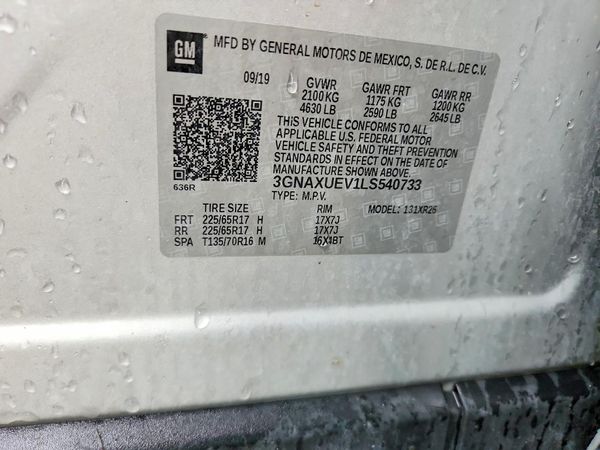 2020 CHEVROLET EQUINOX LT (1LT)