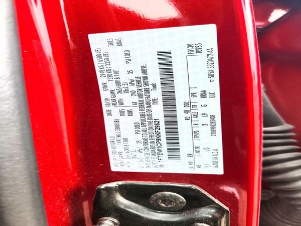 2019 FORD F150 — VINS