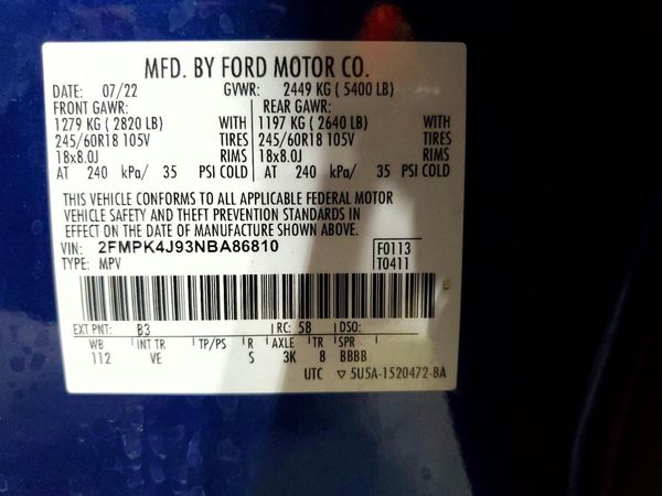 2022 FORD EDGE
