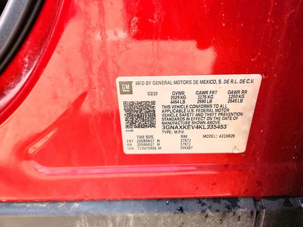 2019 CHEVROLET EQUINOX LT (1LT)