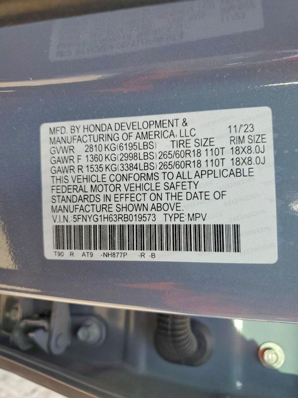2024 HONDA PILOT — VINS