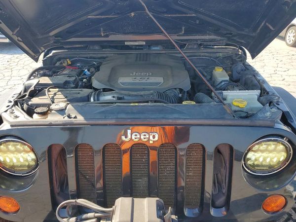 2013 JEEP WRANGLER Sport — Engine bay