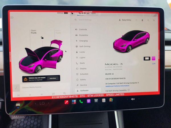 2019 TESLA MODEL 3 — ODOM