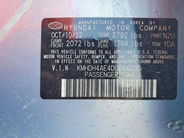 2013 HYUNDAI ELANTRA