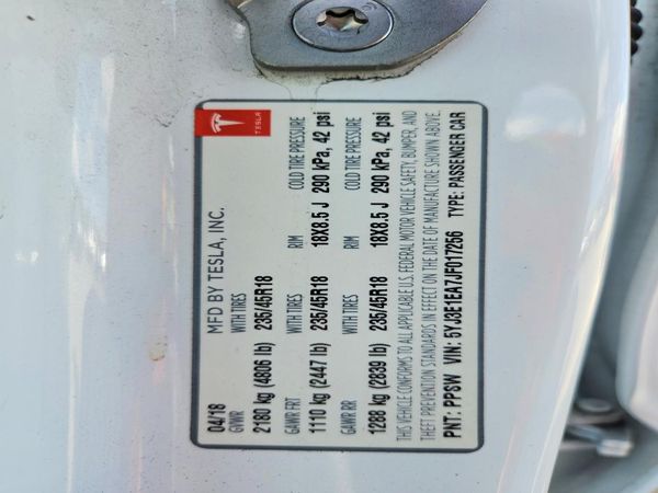 2018 TESLA MODEL 3