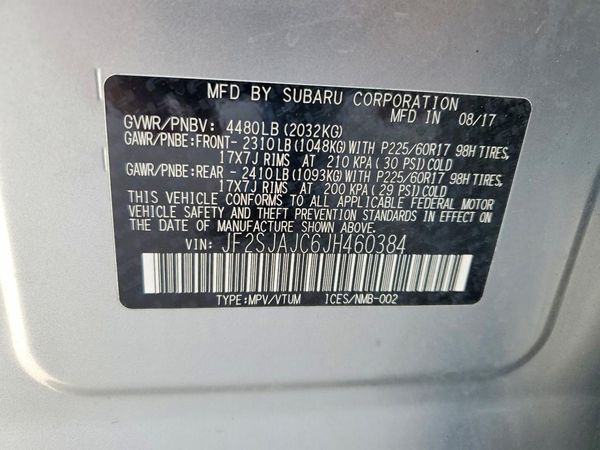2018 SUBARU FORESTER Limited