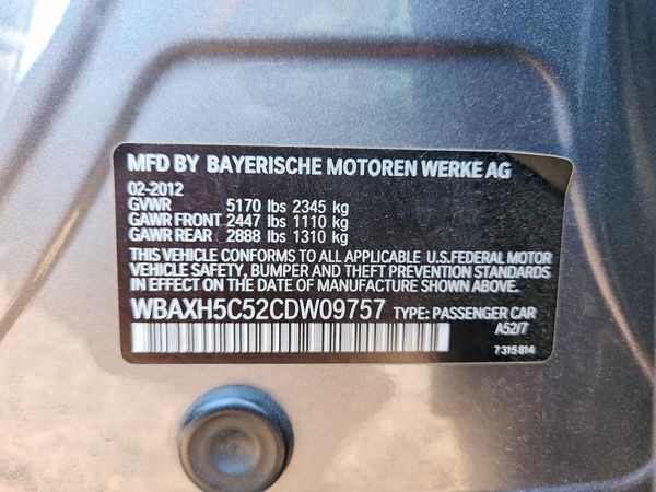 2012 BMW 528