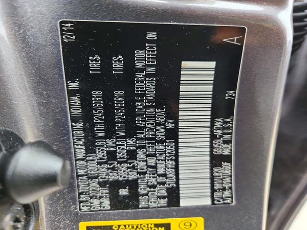 2015 TOYOTA HIGHLANDER Base/Hybrid
