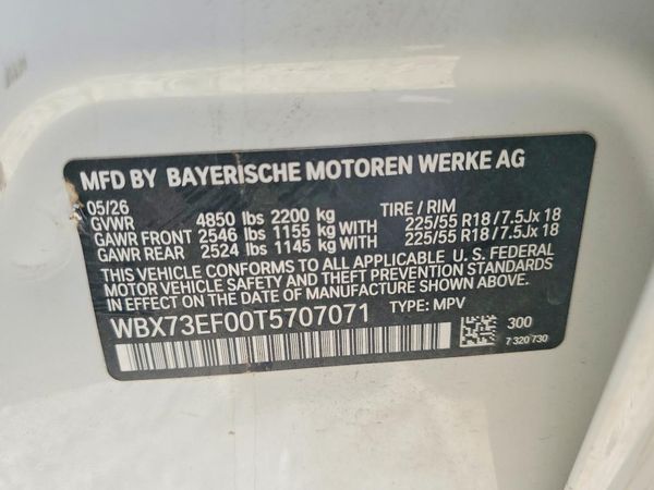 2026 BMW X1 xDrive28i — VINS