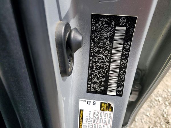 2017 TOYOTA PRIUS — VINS