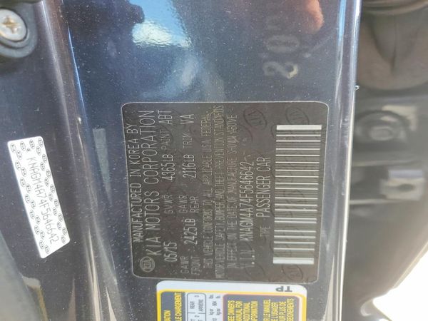 2015 KIA OPTIMA GL - Middle-low