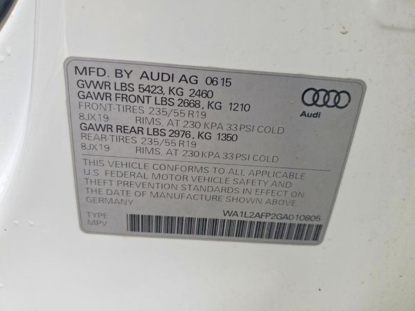 2016 AUDI Q5