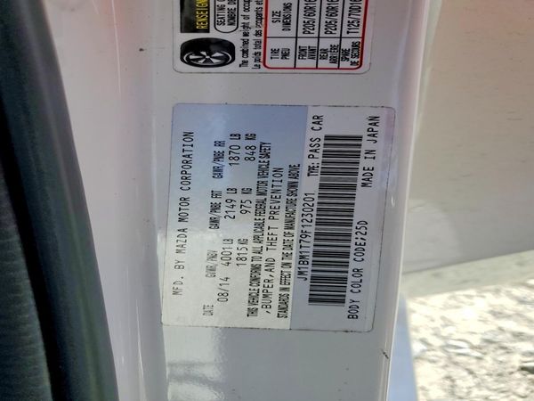 2015 MAZDA 3 SV/Base — VINS
