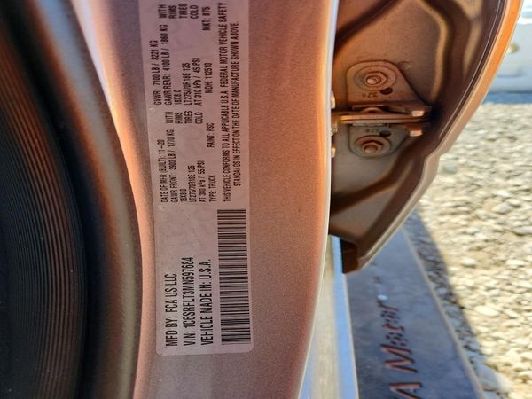 2021 RAM 1500 Rebel — VINS