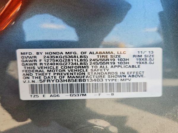 2014 ACURA MDX
