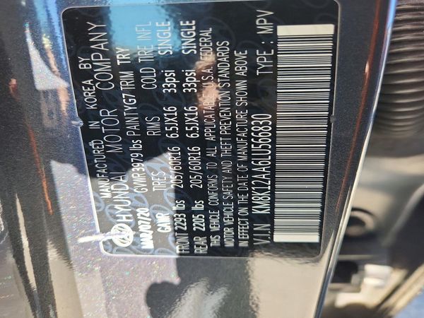 2020 HYUNDAI KONA SE — VINS