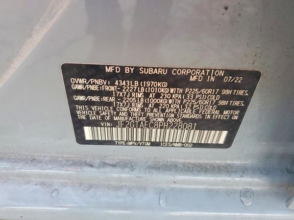 2023 SUBARU CROSSTREK Premium