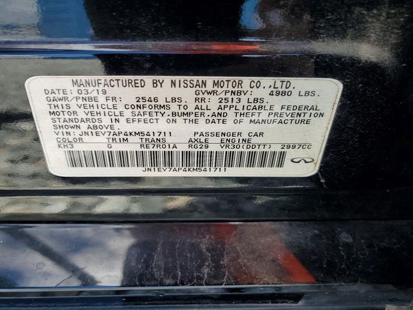 2019 INFINITI Q50