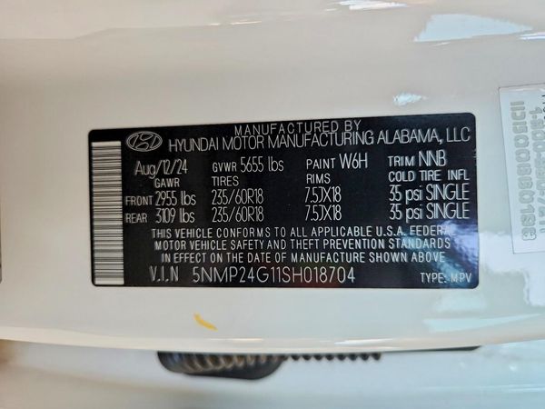 2025 HYUNDAI SANTA FE SEL