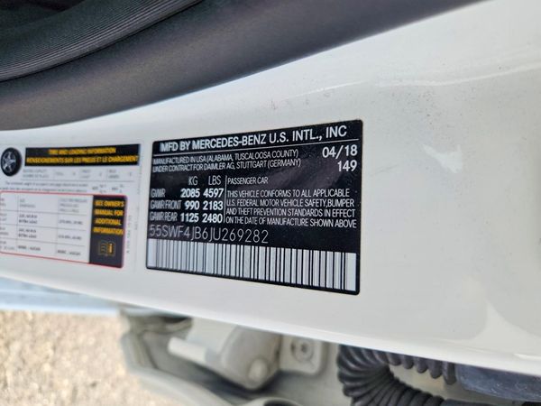 2018 MERCEDES-BENZ C