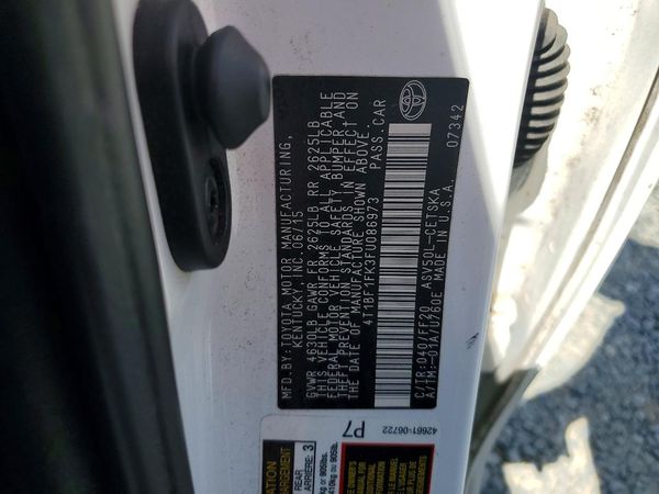 2015 TOYOTA CAMRY