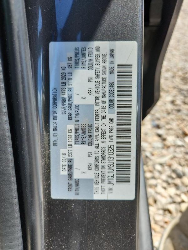 2018 MAZDA 6 Sport
